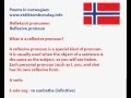 Norwegian language - Reflexive pronoun / Refleksivt pronomen