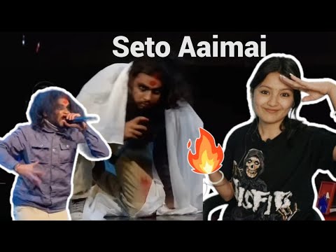 Seto Aaimai- @KALAKAAR_HOUSE  (Rap Star Full Performance)||Reaction Video|| #mindblowing