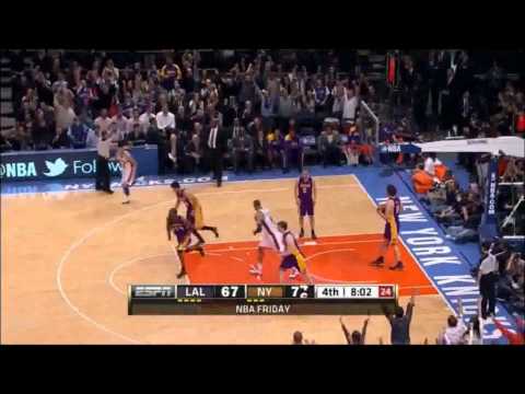 Jeremy Lin got 38pts vs Lakers 2012-02-10 Highlights