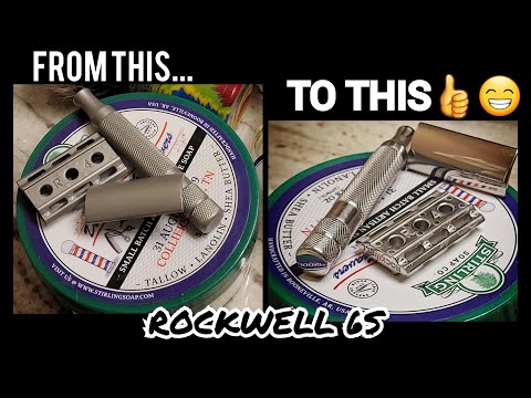 ROCKWELL 6S POLISHED | SHINY UPGRADE BUT IS IT A SMOOTHER , LESS DRAGGY SHAVE?