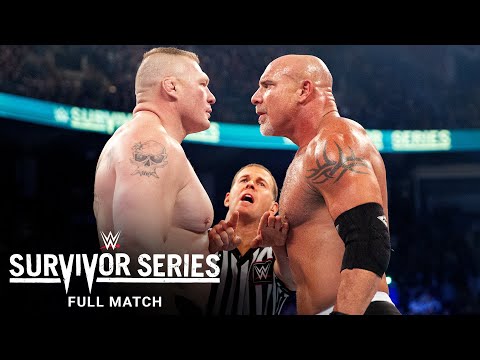 FULL MATCH - Goldberg vs. Brock Lesnar: Survivor Series 2016