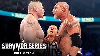 FULL MATCH - Goldberg vs Brock Lesnar: Survivor Se