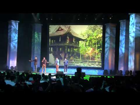 BáoNga.com - Phần biểu diễn của nhóm nhạc V.Music tại Moscow 2013