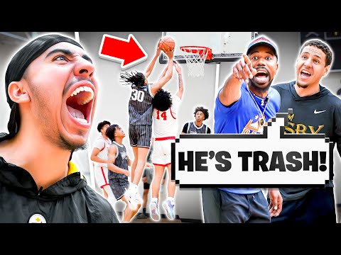 THESE COACHES WERE TALKING TRASH TO MY AAU TEAM & WE EMBARRASSED THEM!
