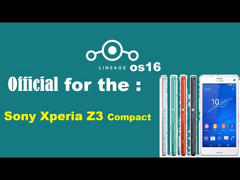 LineageOS 16 official for the Sony Xperia Z3 Compact