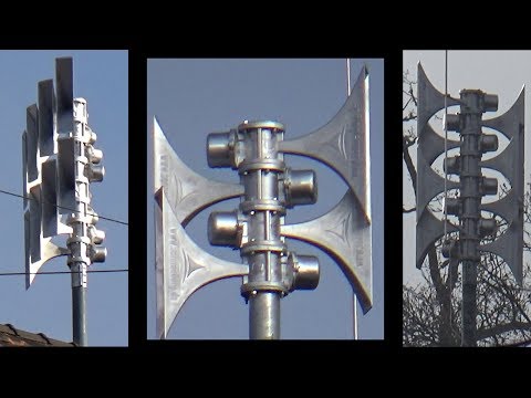Neue Sirenen in Troisdorf - Sirenenprobe SES (2x600, 2x1200 u. 1x2400 Watt)