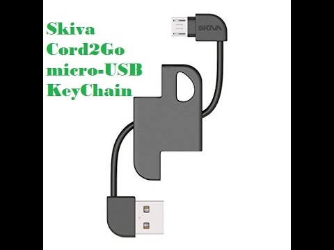 Unboxing and Product Trial | Skiva Cord2Go micro USB KeyChain with Carabiner for Samsung Galaxy