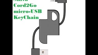 Unboxing and Product Trial | Skiva Cord2Go micro USB KeyChain with Carabiner for Samsung Galaxy