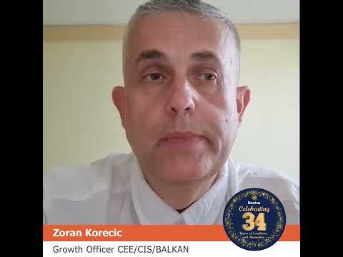 34 Glorious Years of Bankai Group | Message from Zoran Korecic - Growth Officer CEE | CIS | BALKAN