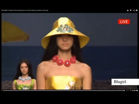 "BLUGIRL" Fashion Show Spring Summer 2014 Milan by Fashion Channel
