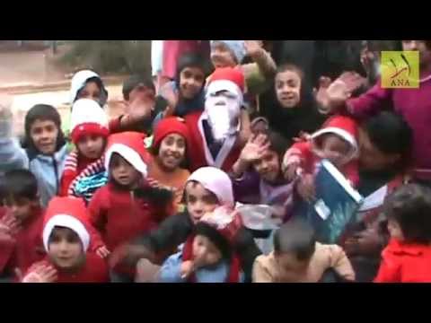 تقرير وكالة انا عن حملة الميلاد في حمص المحاصرة