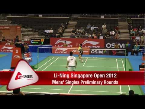 LNSO 2012 Men's Singles Preliminaries HIDAYAT Taufik (INA) vs CHONG Wei Feng (MAS)