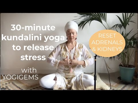 30 minute kundalini yoga to release stress | KIDNEYS & ADRENALS RESET | Yogigems