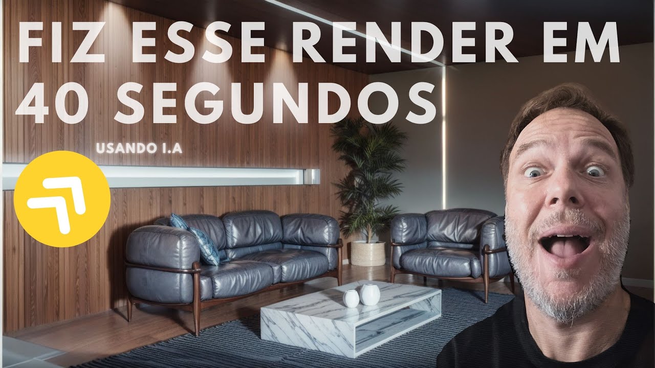 Render em 40 segundos usando I.A