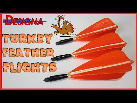 Designa Turkey Feather Dart Flights Review - Made In The UK