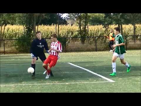 Lenz Smoorenburg  acties VV Scharn tegen SC Susteren u17 2018 augustus