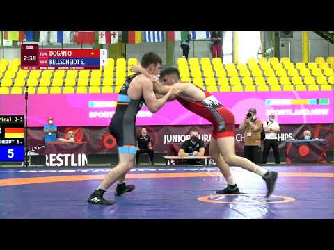 BRONZE GR - 72 kg: O. DOGAN (TUR) v. S. BELLSCHEIDT (GER)