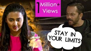 Dharmesh Yelande's water task|Rohit Shetty tells Tejasswi Prakash that she is not the director|KKK10 video