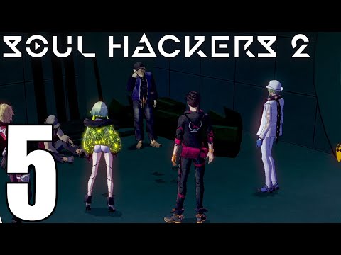 Soul Hackers 2 Part 5 - Central Line Dungeon Walkthrough! Key Location Guide! Bugs Boss! (Very Hard)