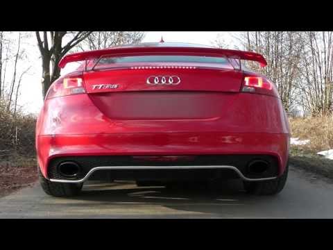 2013 Audi TT RS Plus 360 HP Launch Control, Engine Rev, Exhaust Sound, Pull Away