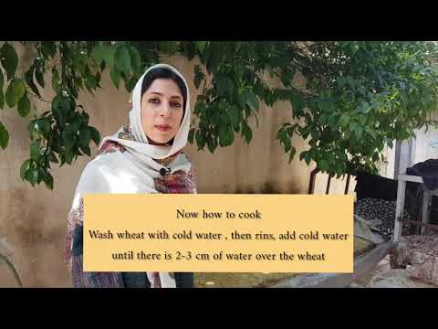 samanu,the sweet paste from wheat