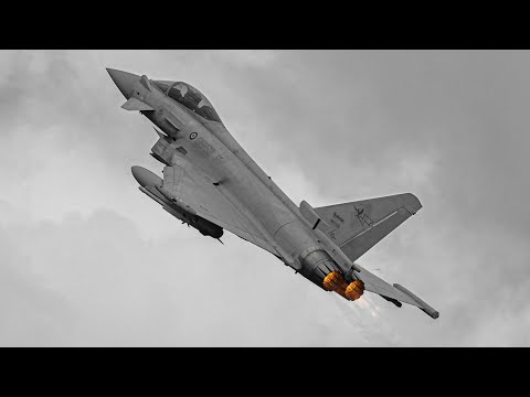 🔥🚀 Max. performance take off - Eurofighter Typhoon  [4K]