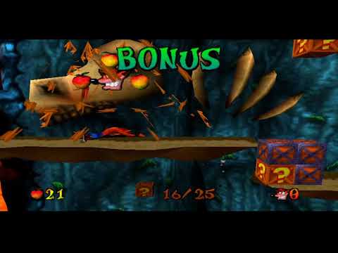 Crash Bandicoot - Warped (PS1) 105% Walkthrough pt38 - Dino Might! Both Gems