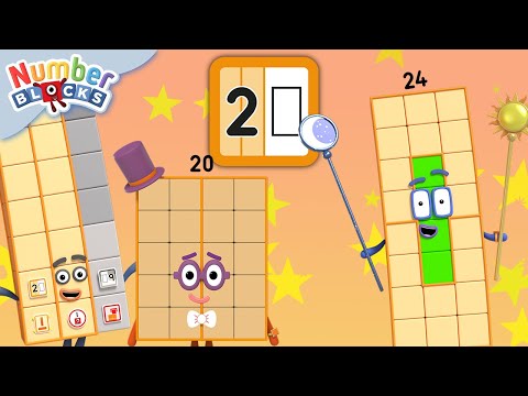 Roaring Twenties Club 2️⃣0️⃣ | Learn to count - Numberblocks Full Episodes - 123 | Maths for Kids