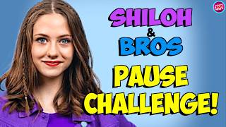 Who Will You Pause On? Shiloh & Bros Pause Challenge!