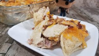 How to  an Easy Chicken Pierogi Casserole Dinner Recipe