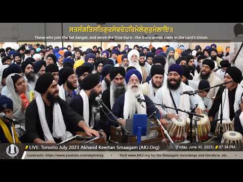 086 Giani Gurdev Singh Jee Australia @ Friday PM Toronto July 2023 Annual Akhand Keertan Smaagam