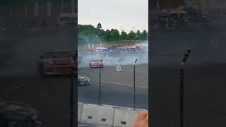 もうD1では見れなさそうなアメ車！追走CorvettevsS15#d1gp #drift #corvette #s15 #v8sound