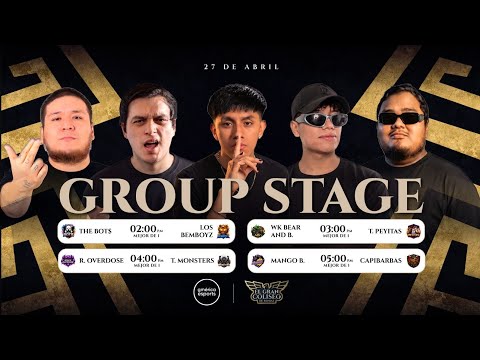 El Gran Coliseo de Benjaz: FASE DE GRUPOS  [Día 1]