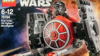 LEGO Star Wars Микрофайтер "Истребитель СИД Первого Ордена" (75194) - відео 3