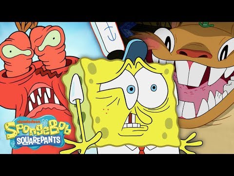 15 Times SpongeBob Was Actually Scary! ? | SpongeBob