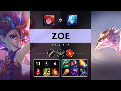 Zoe Mid vs Anivia - VN Challenger Patch 25.15