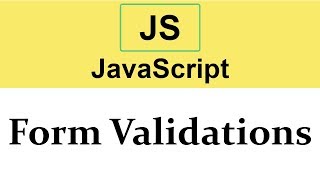 #26 Form Validations in JavaScript