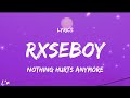 Rxseboy Nothing Hurts Anymore Lyrics