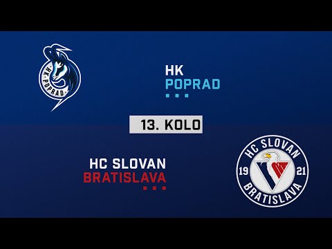 13.kolo HK Poprad - HC Slovan Bratislava HIGHLIGHTS