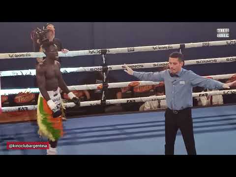 Tremendo KO de Toubá Bamba Niang ante Agustín Chávez (27/12/2025) (en 4K)