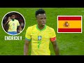 Vinicius jr & Endrick vs Español for the first time!!  l  Spain vs Brazil (3-3) 🇪🇸🇧🇷