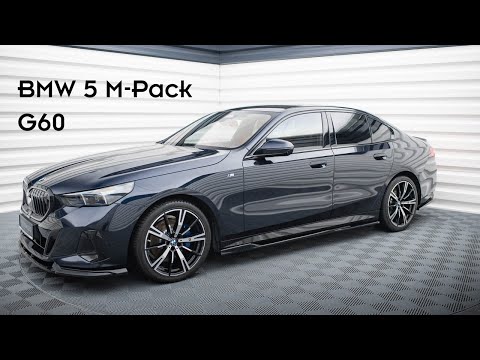 BMW 5 M-Pack G60 (since 2023) | Maxton Design Splitter Set | Presentation #311