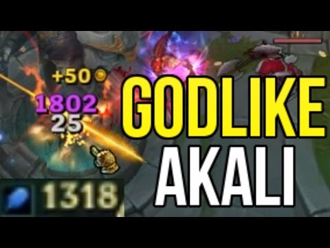 "GODLIKE" Diamond 1 Akali Montage - Akali Best Plays (Professor Akali) | League of Legends