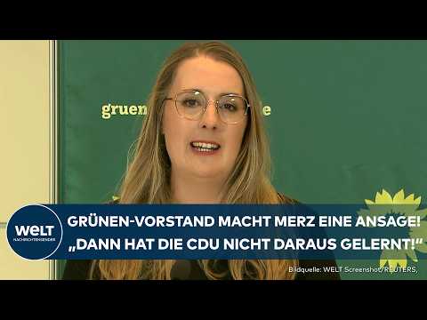 KATHARINA DRÖGE: Neuer Grünen-Vorstand um Haßelmann und Dröge macht Merz-CDU und SPD klare Ansage