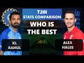 KL Rahul Vs Alex Hales T20I Stats Comparison Ind Vs Eng T20 Players Compare 2022