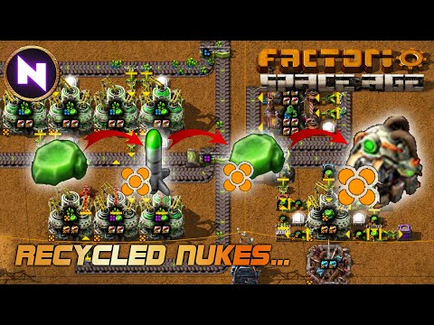 Legendary Armor From RECYCLED NUKES | 45 | Factorio SPACE AGE