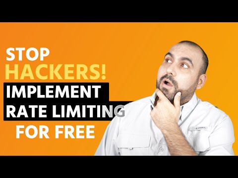 Stop Hackers! Setup Rate Limiting on your website! Plus it's free