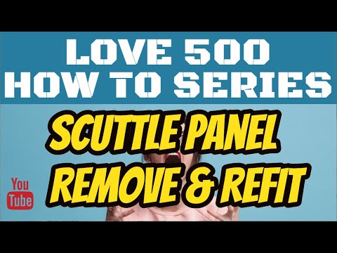 Fiat 500 Scuttle Panel - Remove & Replace - Refitting without breaking the windscreen.