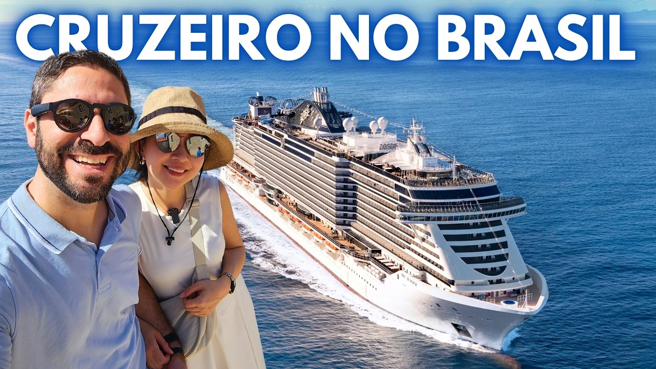 EMBARCAMOS EM CRUZEIRO NO BRASIL! COMO É VIAJAR NO MSC SEAVIEW EM SANTOS, ILHA GRANDE E BÚZIOS