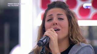 Miriam ensaya "Lejos de tu piel" | OT 2017